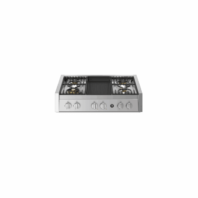 Steel Genesi 90 Cm Gaskookplaat Met 4 Gasbranders En Grill Top 8211 Gq9 4b