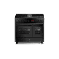 Steel Enfasi Mistral 100cm inductiefornuis met geïntegreerde werkbladafzuiging All Black - EQ10FF‑4FIKW