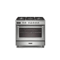 ELBA Bassano 1950 90cm gasfornuis met 1 oven - RVS - EBS 965 MLXX