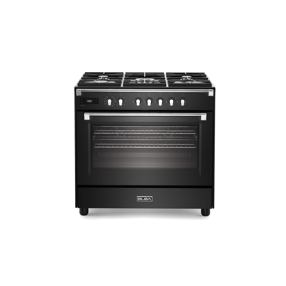 Elba Bassano 1950 90cm Gasfornuis Met 1 Oven 8211 Antraciet 8211 Ebs 965 Mlaa