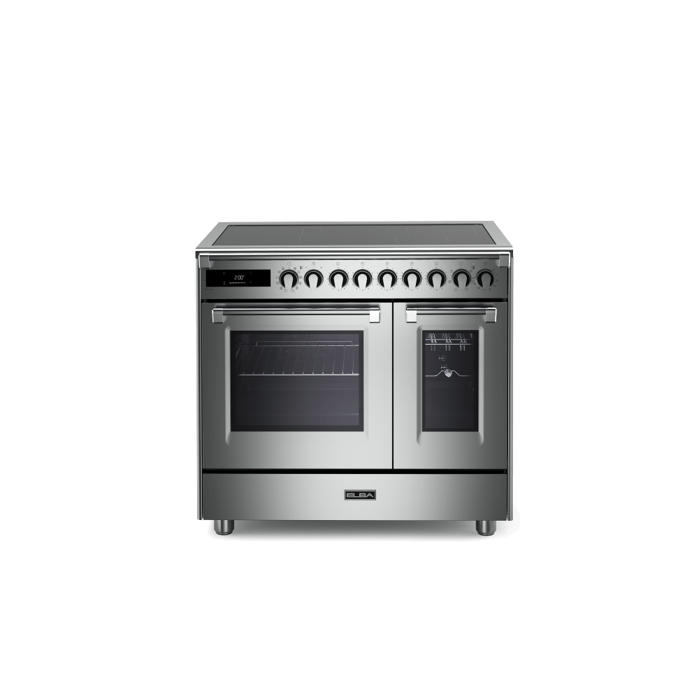 Elba Bassano 1950 90cm Inductiefornuis Met 2 Ovens 8211 Rvs 8211 Ebs 965t Imxx