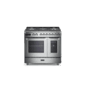 ELBA Bassano 1950 90cm gasfornuis met 2 ovens - RVS - EBS 965T MXX