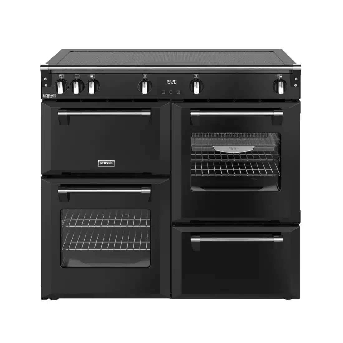 Stoves Richmond 100 Ei Deluxe 100 Cm Zoneless Inductiefornuis Zwart Stoves Richmond 100 Ei Deluxe 100 Cm Zoneless Inductiefornuis Zwart