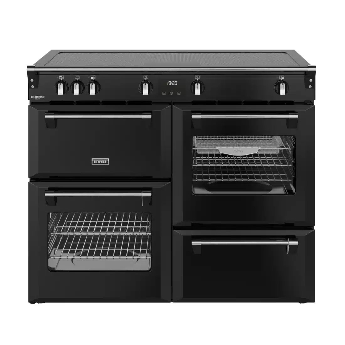 Stoves Richmond 110 Ei Deluxe 110 Cm Zoneless Inductiefornuis Zwart