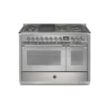 Steel Ascot gasfornuis 120cm 2 ovens