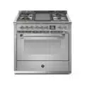 Steel Ascot gasfornuis 90cm 1 oven
