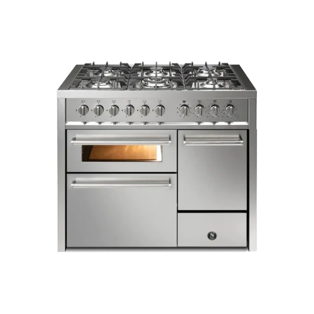 Steel Enfasi Gasfornuis 100cm 3 Ovens