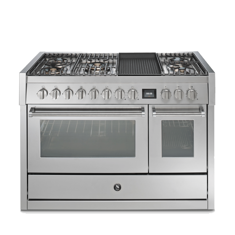 Steel Genesi Gasfornuis 120cm 2 Ovens