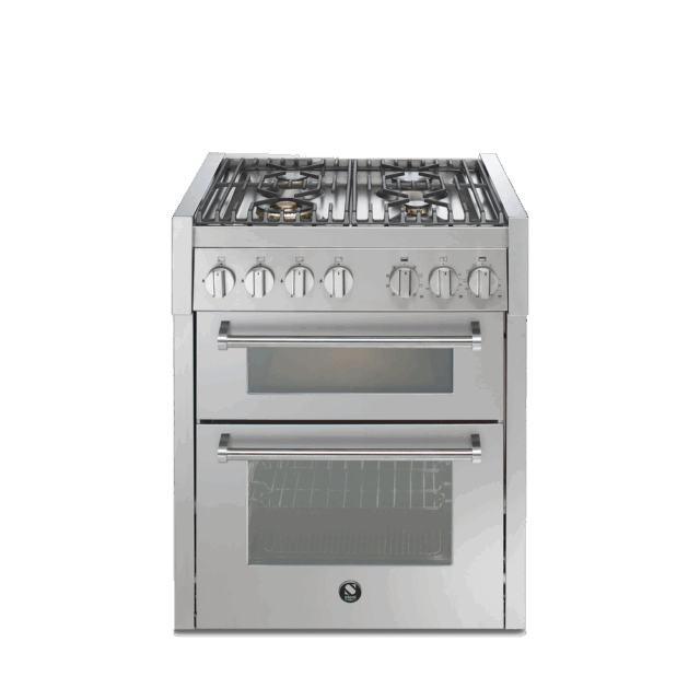 Steel Genesi Gasfornuis 70cm 2 Oven