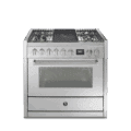 Steel Genesi gasfornuis 90cm 1 oven
