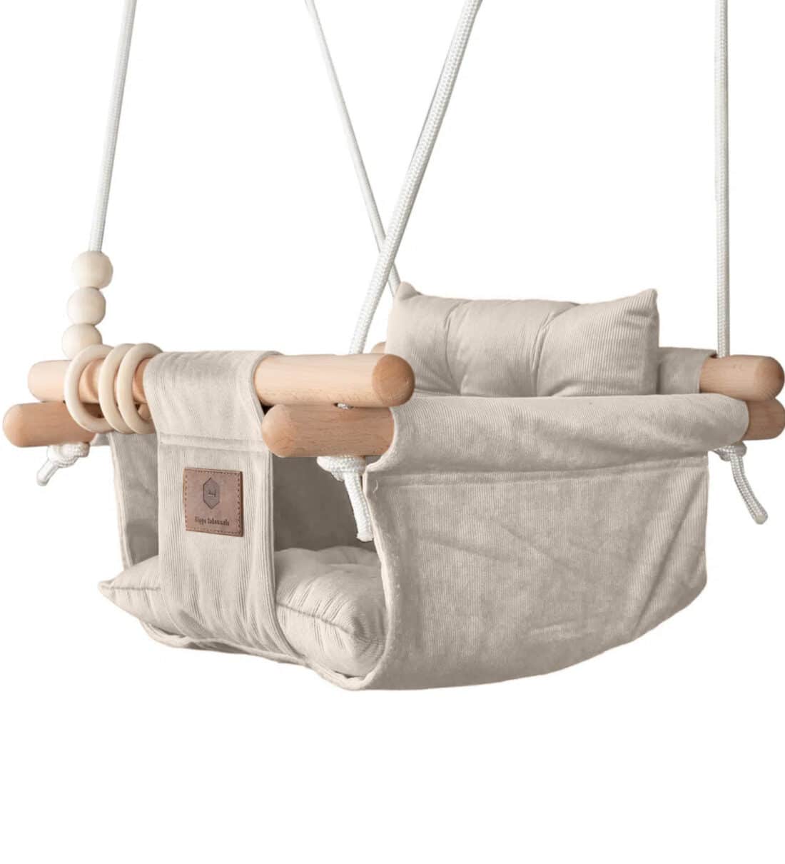 Schommel Romy Ribstof Beige
