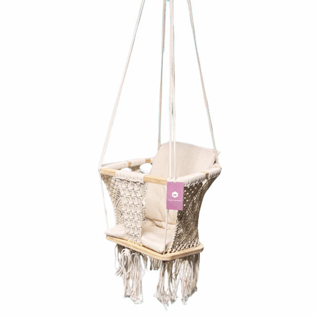Schommel Wik Beige 8211 Inclusief Kussentjes