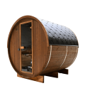 Barrel Sauna 190 X 180 Cm Elektrisch