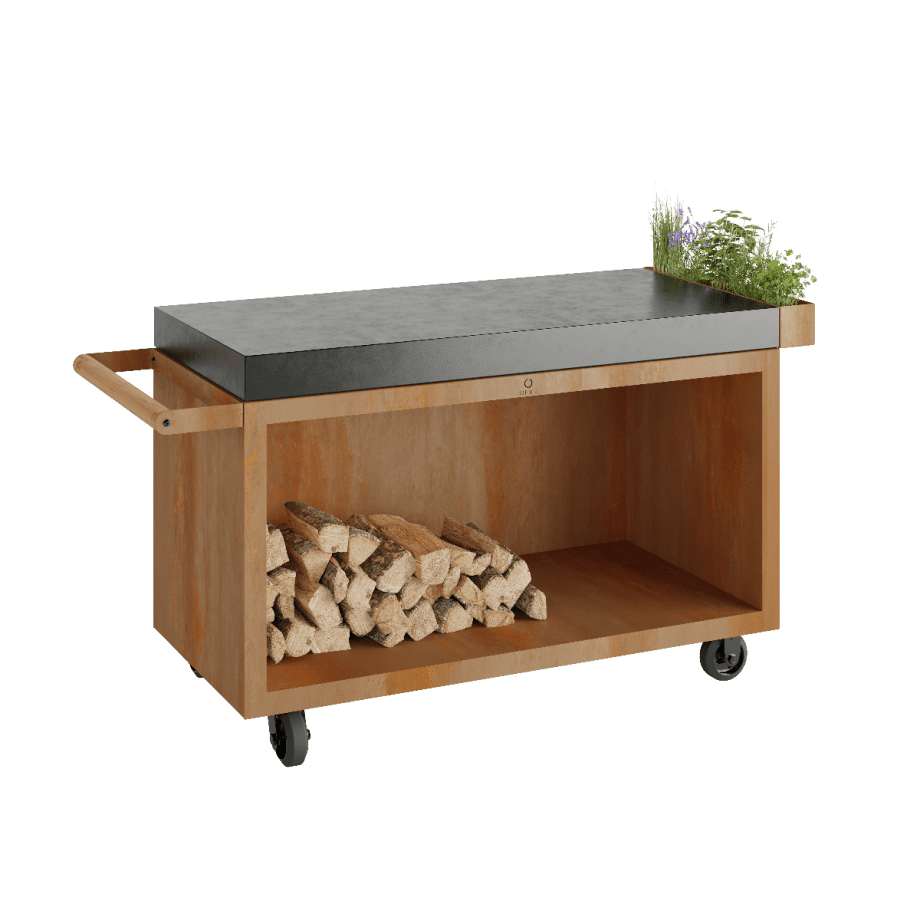 Mise En Place Table Corten 135 Pro Keramiek