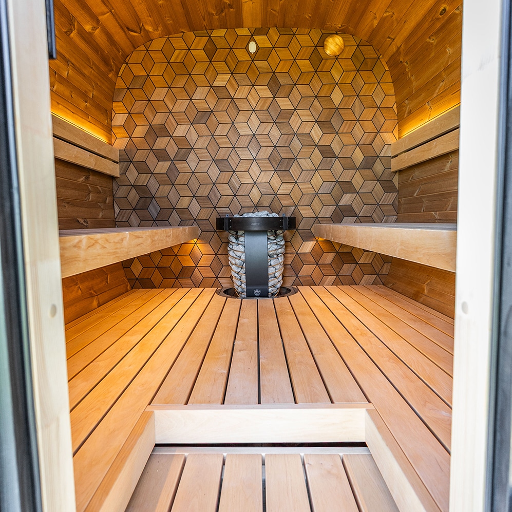 Nieuw Leil Blackline Quadrum Sauna