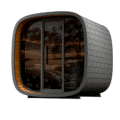 Buitensauna Round Cube