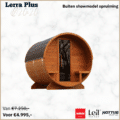 Lerra plus Barrel buitensauna Ø2.0 x 2.0 m