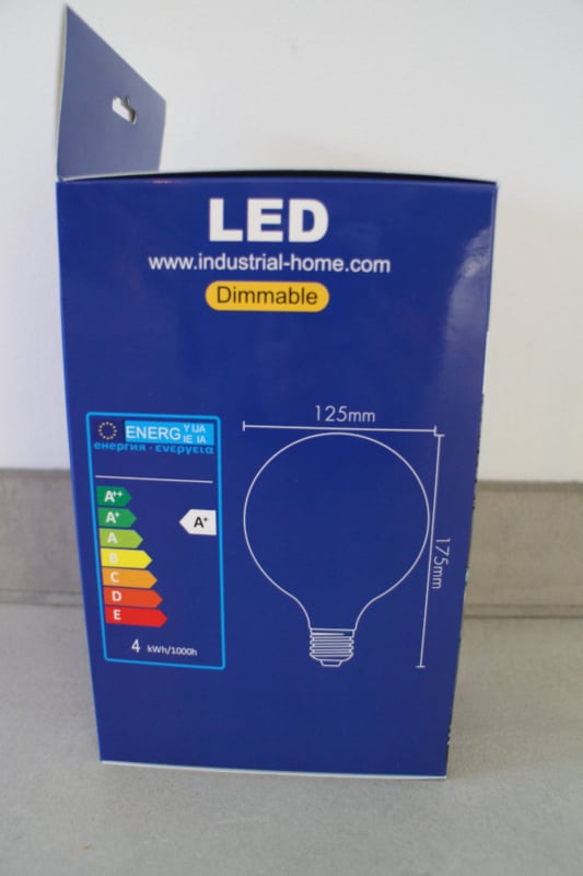 LED lamp dimmable 125mm 4W 240 Lumen >25000h