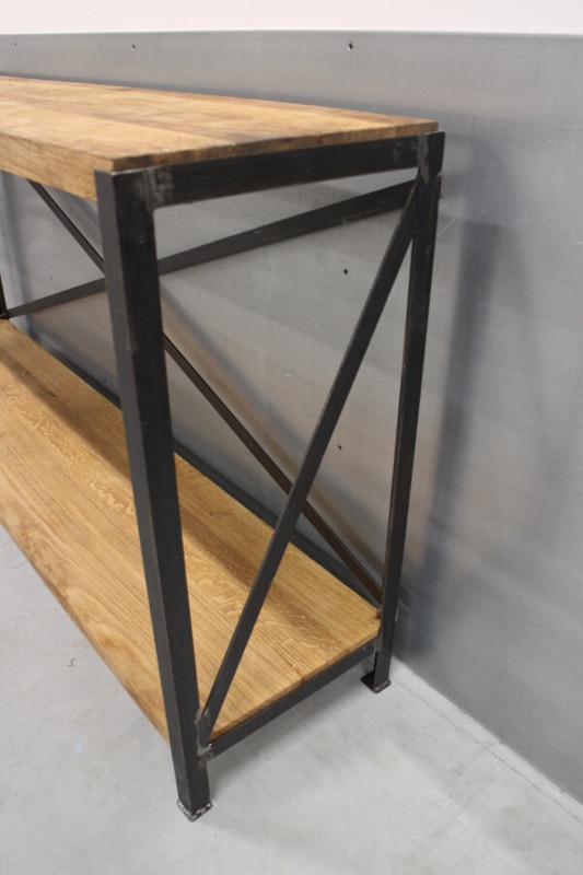 industrial side table