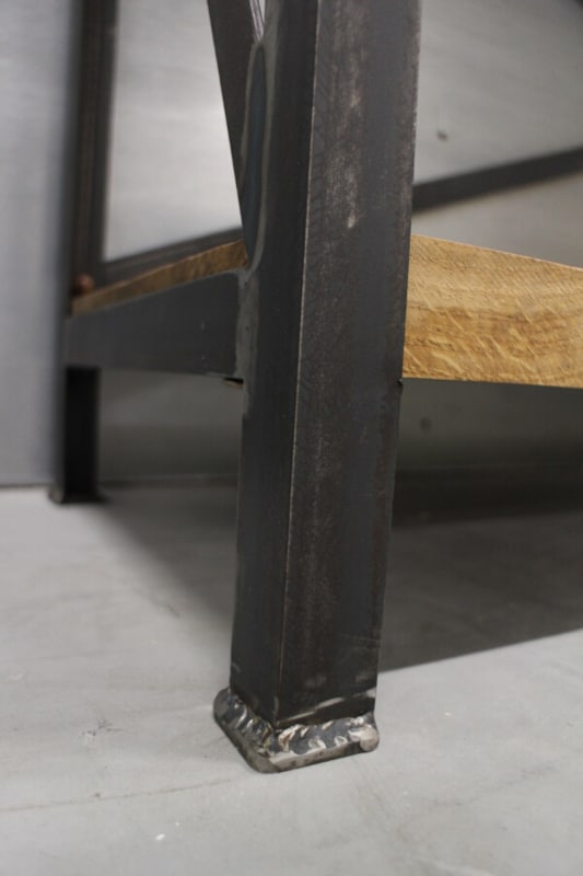 industrial side table