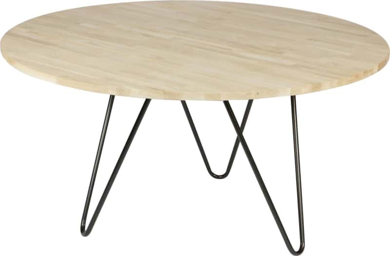 Ronde eiken tafel incl Olawa onderstel