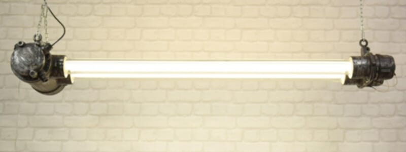 TL eettafellamp met led buizen