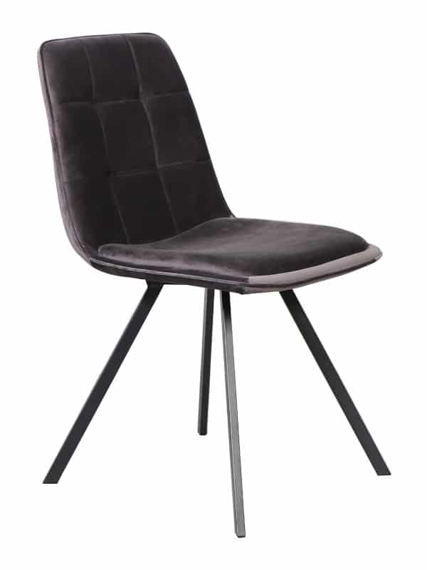 Luxury dining room chair with 4 flared legs