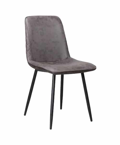 Dining room chair with black legs