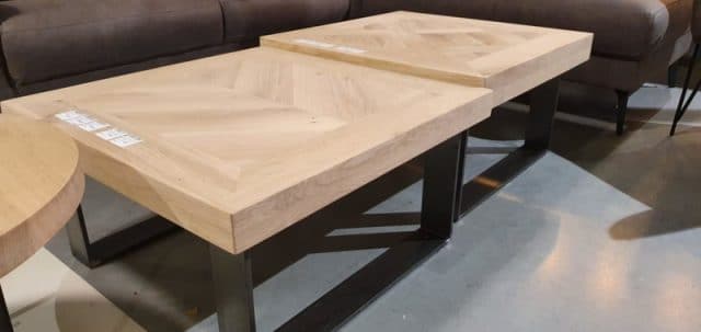 Salontafel Osla met U onderstel