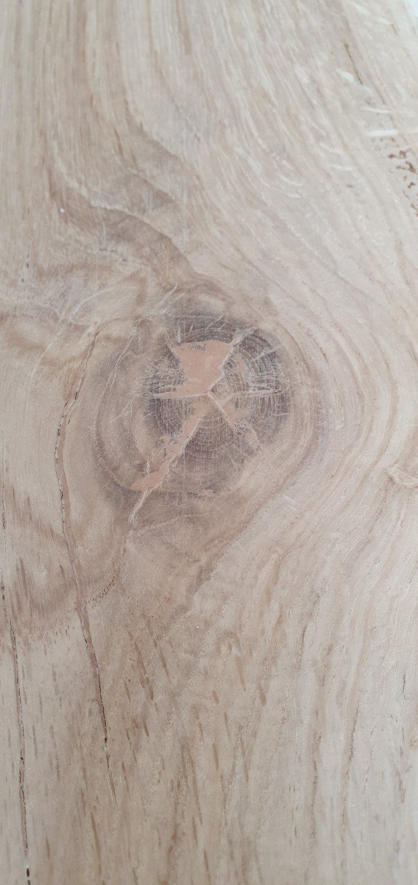 Ronde eiken tafel Rowy 2cm dik incl Matrix eiken onderstel Ronde eiken tafel Rowy 2cm dik incl Matrix eiken onderstel