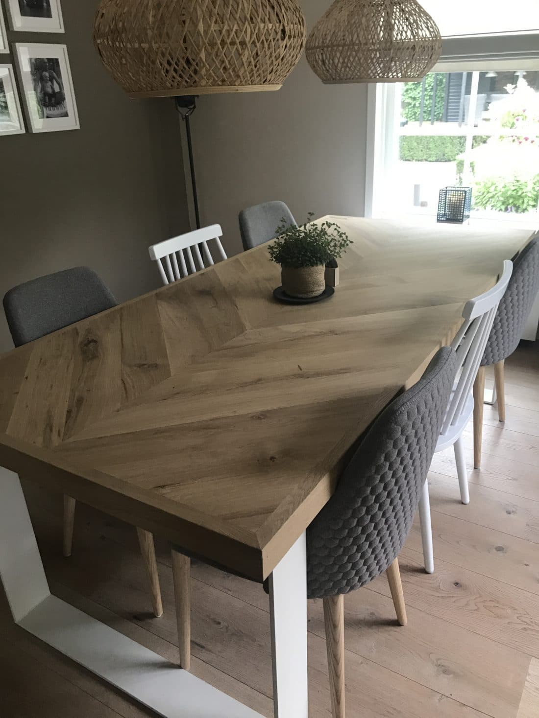 osla visgraat tafel