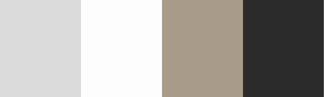 Use of color modern interior brown gray black white