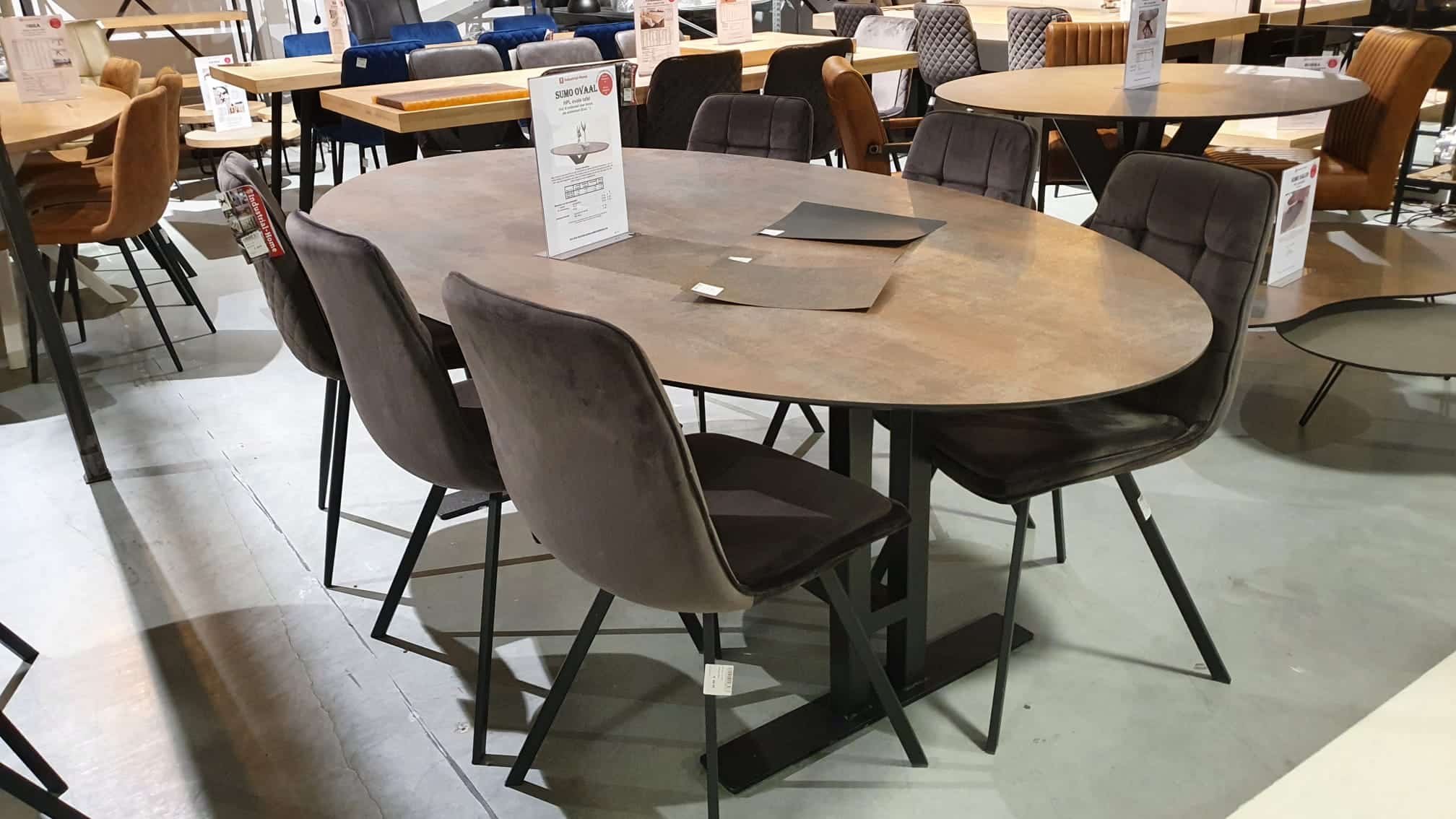 Oval Hpl Dining Table Sumo