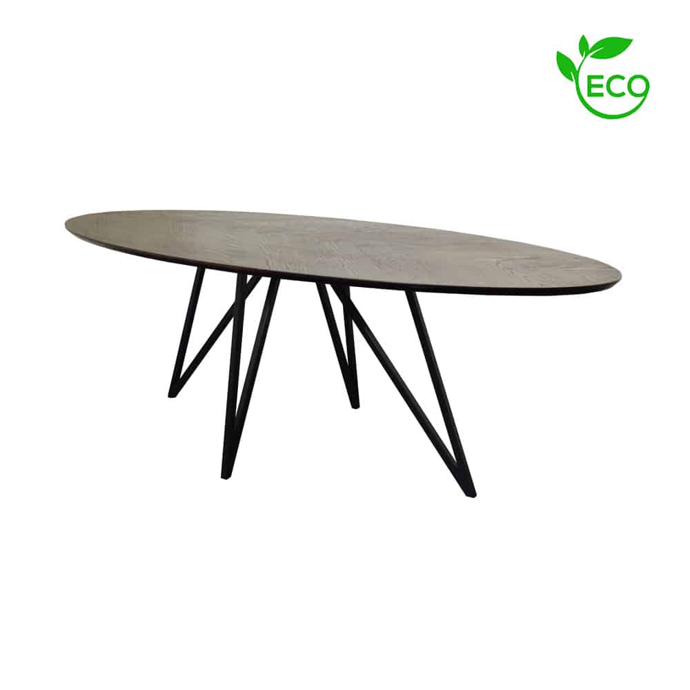 Trp Post Container Data Trp Post ID 44717 Oval Oak Herringbone Eco Dining Table Trp Post Container