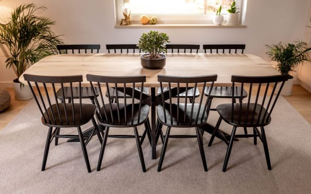 Torun Deens Ovale Eiken Tafel Incl Matrix Onderstel