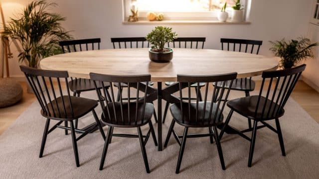 Obra Ovale Eiken Tafel Incl Matrix Onderstel