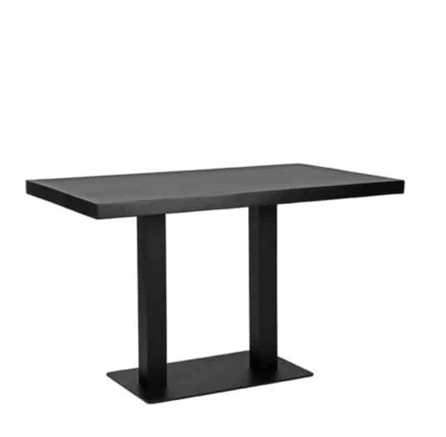 Restaurant table Rectangular Straight Edge 120 Cm Mango