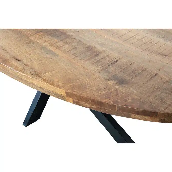 Eettafel Ovaal 6cm Blad Naturel3