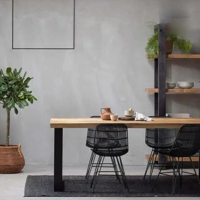dining table_rectangle-U-base