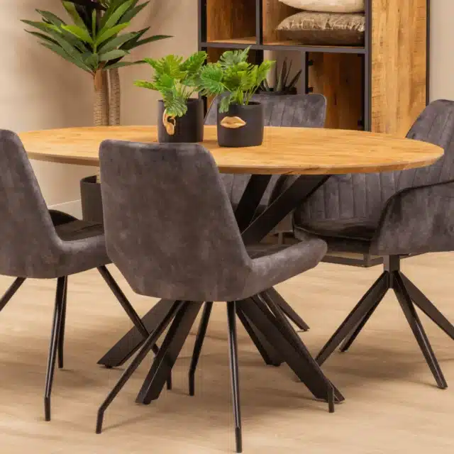 Mango Wood Dining Table 300x130cm Oval 25mm Top With Beveled Edge 8211 Now In Stock Within 7 Days Delivery