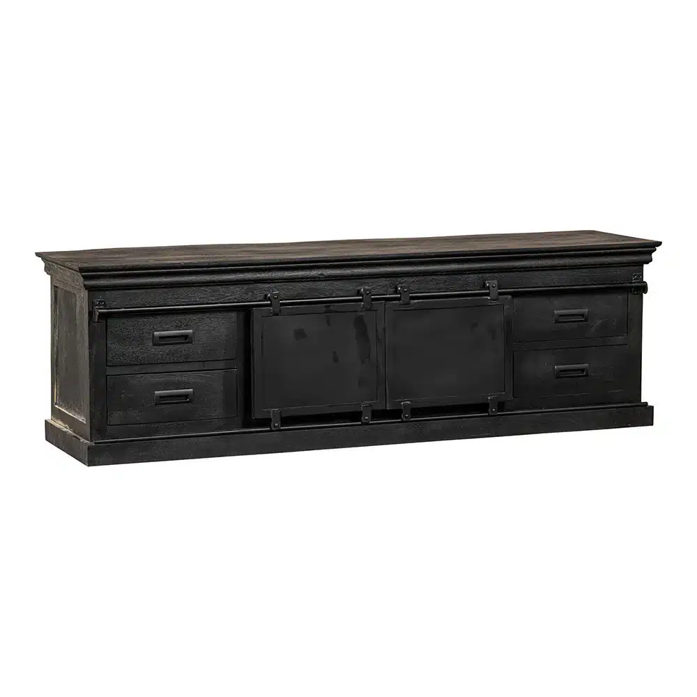 Mangohouten Tv Meubel 220x45x55cm 8211 Nu Op Voorraad Binnen 7 Dagen In Huis