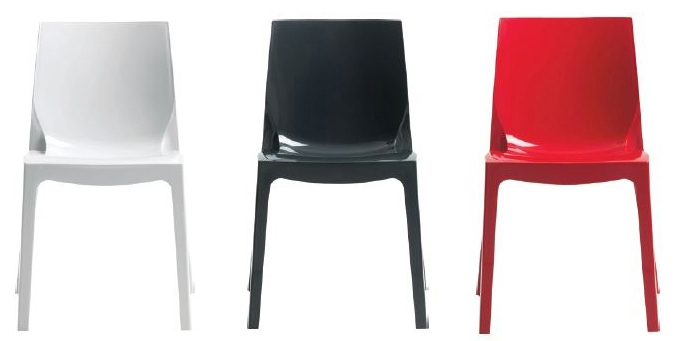 Kunststof stoel glossy serie Kunststof stoel glossy serie