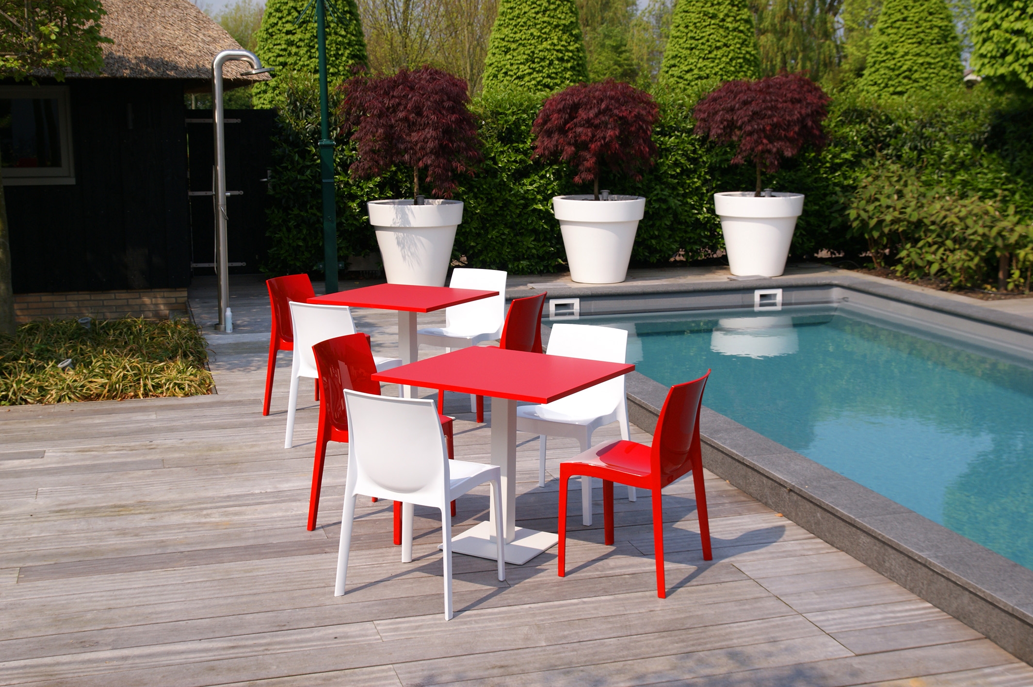 Kunststof stoel glossy sfeer Kunststof stoel glossy sfeer