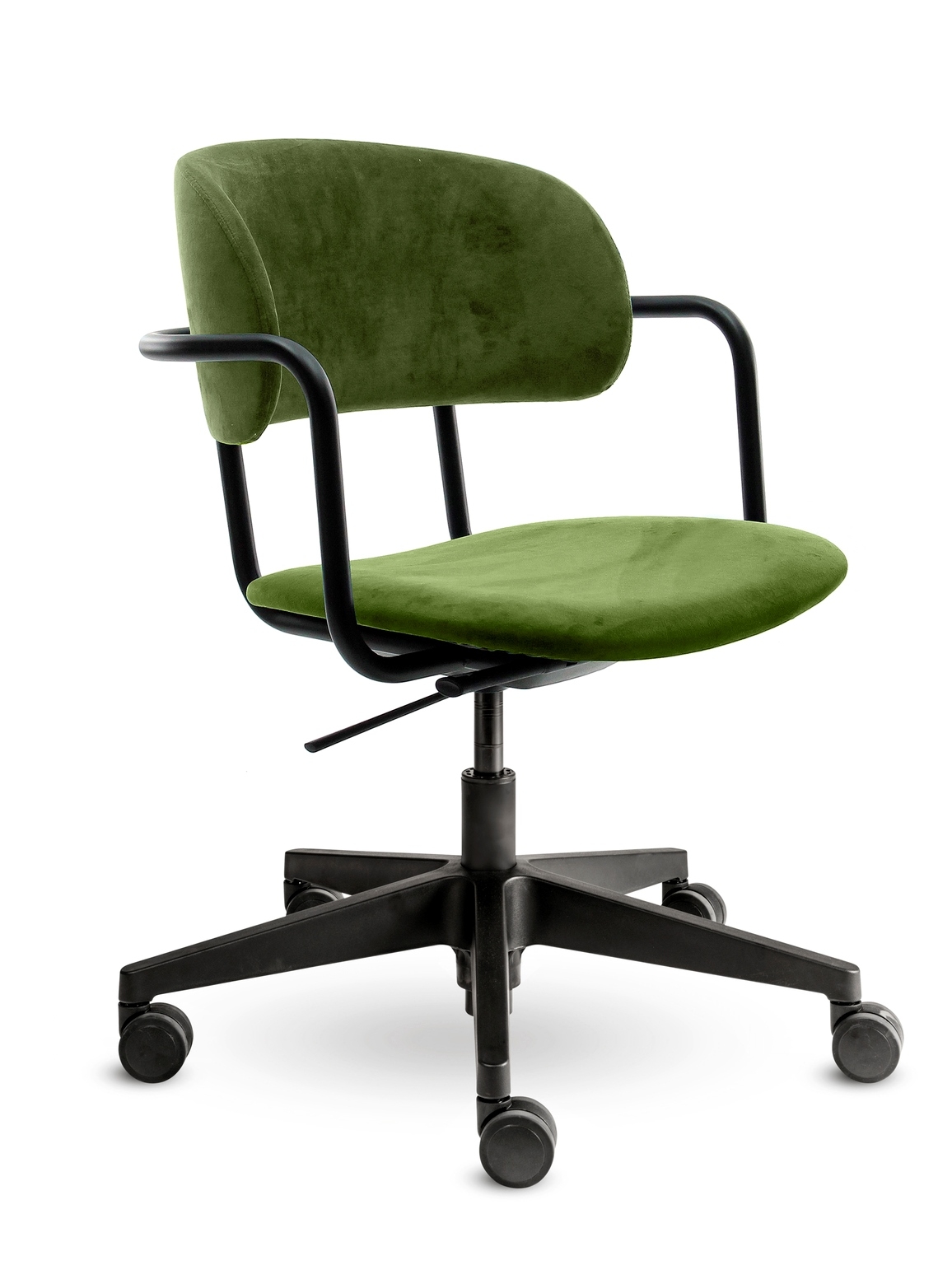 Bureaustoel Homy Velvet Olive Bureaustoel Homy Velvet Olive