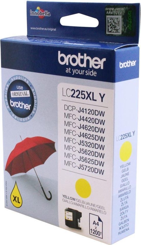 Brother LC-225XL Y yellow Brother LC-225XL Y yellow