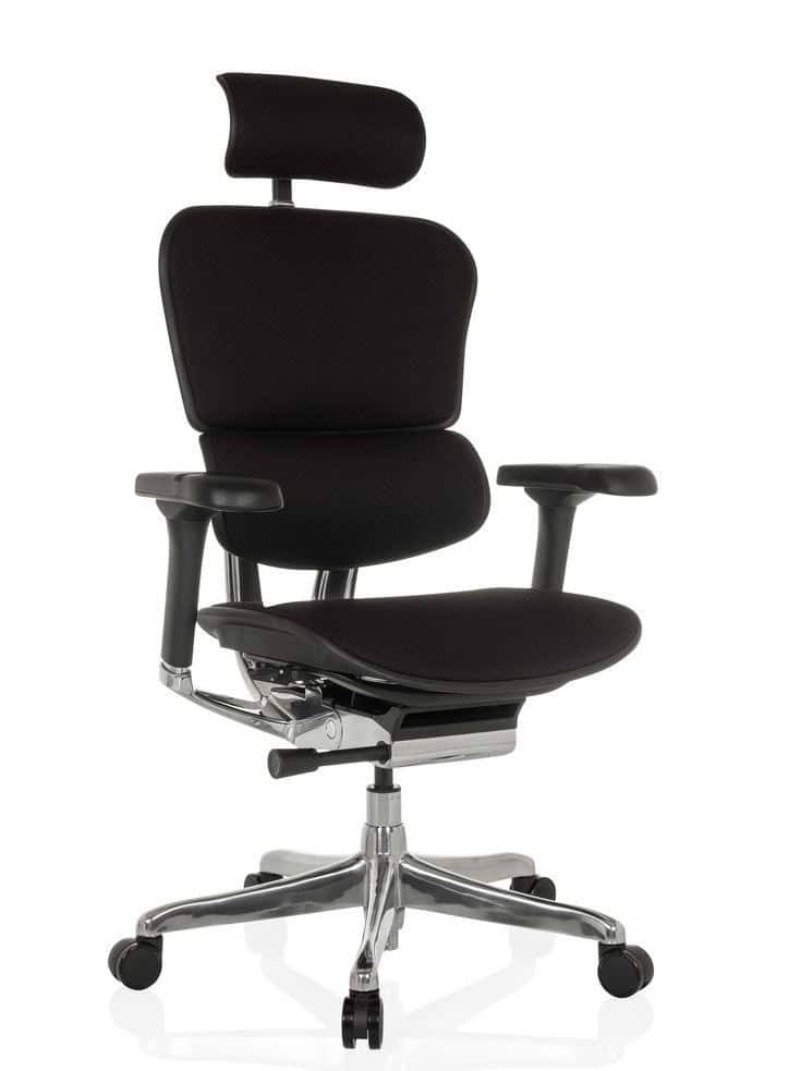 Ergohuman Elite 2 Ehe2 Ab Haf Zwart Stof