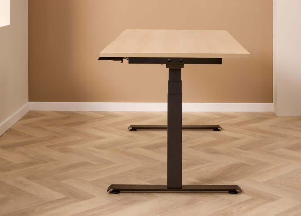 Huislijn Zit Sta Bureau Basic Elektrisch Verstelbaar Met 2 Motoren Memory Display Amp 2 Usb Poorten 160 215 80 Cm 8 Bladkleuren