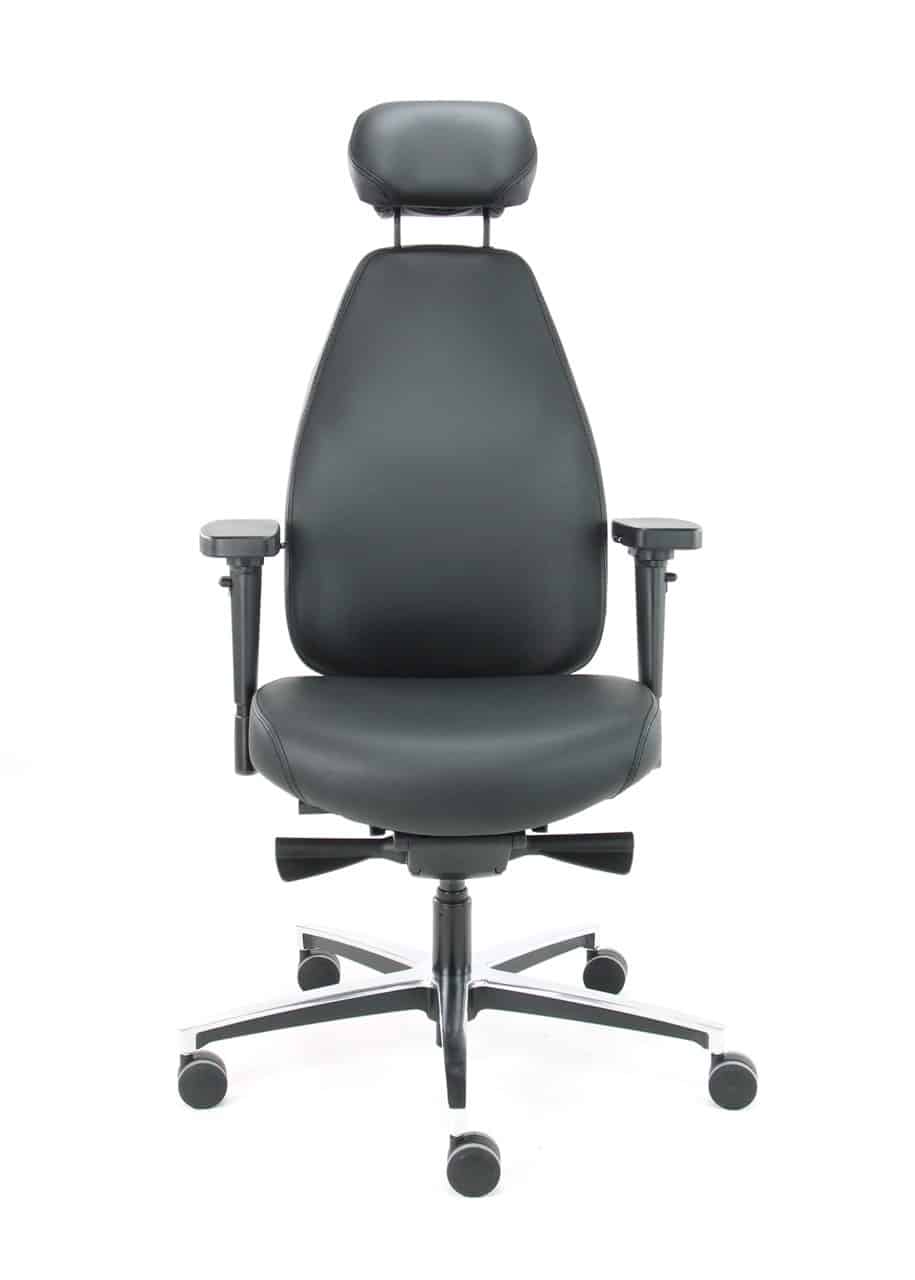 Bureaustoel Therapod X Hr In Stamskin Zwart