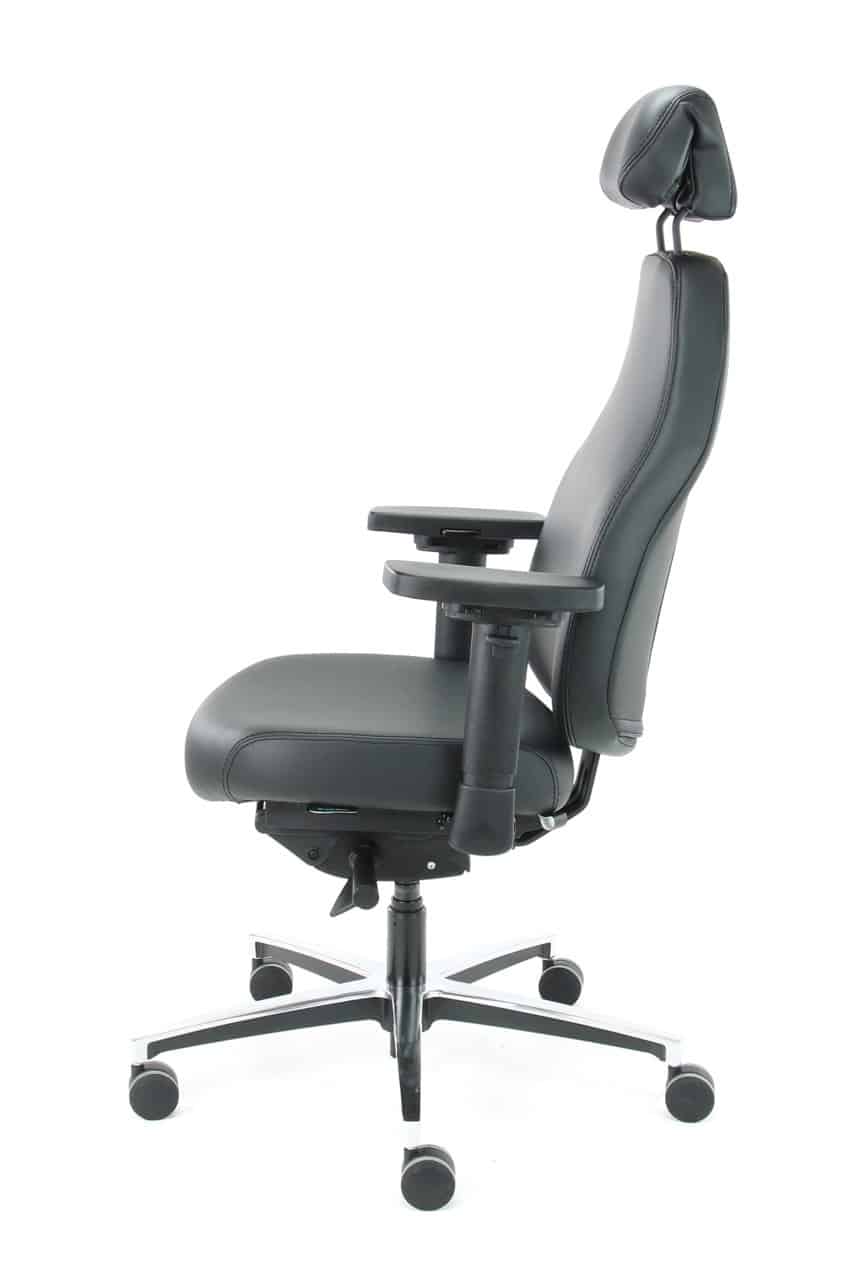 Bureaustoel Therapod X Hr In Stamskin Zwart