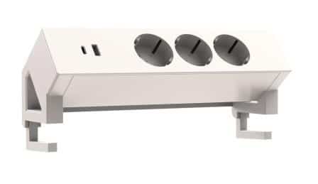 Opbouw Stekkerblok Wit 3 Stopcontacten Usb A Amp Usb C